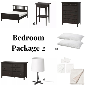 King Bedroom Package 2 - Black/Brown